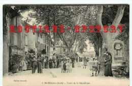 ACHAT IMMEDIAT < 11  SAINT HILAIRE - GROSSE ANIMATION Et MAISON ARNAUDY COURS De La REPUBLIQUE - DOS SCANNE - Saint Hilaire