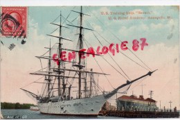 ETATS UNIS - AMERIQUE- US TRAINING SHIP " SEVERN "  US NAVAL ACADEMY  ANNAPOLIS MARYLAND -1912 - Annapolis