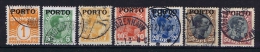 Denmark: 1921 Postage Due  Mi Nr 1 - 7  Used - Portomarken