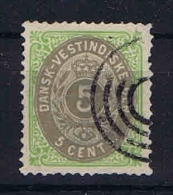 Danish West Indies, 1876 Mi Nr 10 Yv Nr 8 Used - Danemark (Antilles)