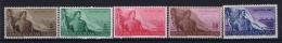 San Marino: Mi  397 - 401 Sa. 336 - 340  MNH/** 1948 - Neufs