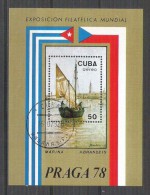 Cuba 1978 Expo Phila, Perf. Sheet, Used AA.007 - Used Stamps