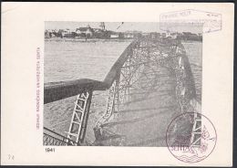 Yugoslavia 1963, Illustrated Card "Bridge In Senta"  W./ Special Postmark "Senta", Ref.bbzg - Covers & Documents