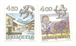 1984 - Svizzera 1194/95 Ordinaria C3393 - Ungebraucht