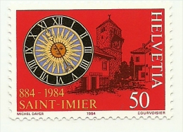 1984 - Svizzera 1197 Città Di Saint-Imier C3396, - Ungebraucht