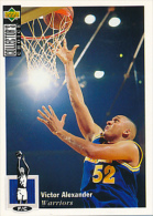 Basket NBA (1994), VICTOR ALEXANDER, WARRIORS GOLDEN STATE, Collector´s Choice (n° 352), Upper Deck, Trading Cards - 1990-1999