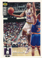 Basket NBA (1994), BRYON RUSSELL, UTAH JAZZ, Collector´s Choice (n° 368), Upper Deck, Trading Cards... - 1990-1999