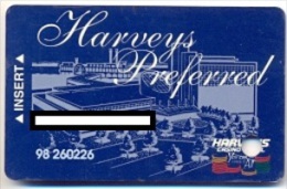 Harveys Casino, U.S.A., Older Used Slot Card,  Harveys-2 - Cartes De Casino