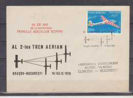 55 Ani De La Infintarea PRIMULUI AEROCLUB ROMAN - Lettres & Documents