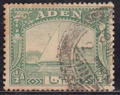 1/2a Aden Dhow Used 1937 (sampe Image) - Aden (1854-1963)