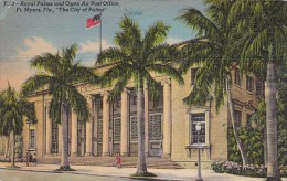 Royal Palms And Open Air Post Office Fort Myers Florida 1956 - Fort Myers