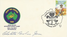 Australia 1980 Silverdale International Girl Guide Signed Souvenir Cover 10 May 1980 - Storia Postale