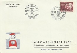 Sweden 1968 Scout Camp Souvenir Cover - Storia Postale