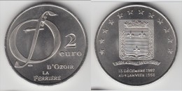 **** 2  EURO D'OZOIR LA FERRIERE 15 DECEMBRE 1997 AU 4 JANVIER 1998 - PRECURSEUR EURO **** EN ACHAT IMMEDIAT !!! - Euro Der Städte