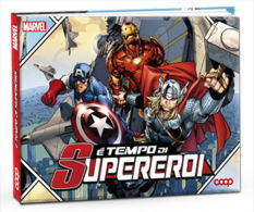 COMPLETE ALBUM (FIGURINE TRADING CARDS) OF MARVEL SUPERHEROES (160 CARDS !) E' TEMPO DI SUPEREROI - Marvel