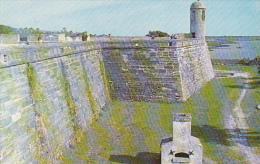 Florida St Augustine Watchtower And Eastern Walls Castillo De San Marcos National Monument - St Augustine