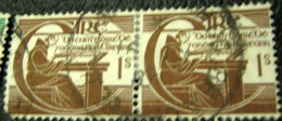 Ireland 1944 The 300th Anniversary Of The Death Of Michael O Clerighs 1s X2 - Used - Used Stamps
