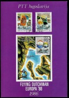 Yugoslavia 1986: European Flying Dutchman Class Championships. Official Commemorative Flyer - Covers & Documents