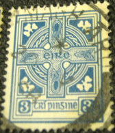 Ireland 1940 Celtic Cross 3p - Used - Used Stamps