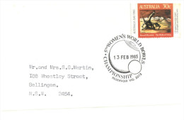 (567) Australia Cover With Special Postmarks - Women Bowl Championship - Covers & Documents