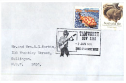 (567) Australia Cover With Special Postmarks - Tamworth Music Festival - Storia Postale