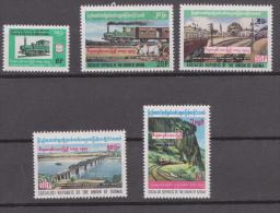 Burma, 1977, SG 272 - 276, Set Of 5, Mint Hinged - Myanmar (Burma 1948-...)