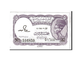 Billet, Égypte, 5 Piastres, 1952, KM:174b, TTB+ - Egipto