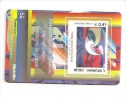 63455) Tessera Filatelica Francobollo Celebrativo Del Futurismo  Emissione 29/11/2003 - Philatelistische Karten