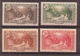 Frans Andorra   Y/Y     62 + 65 + 67 + 69     (XX) - Used Stamps