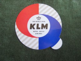 KLM Royal Dutch Airlines-Vintage Luggage Label,Etiquette Valise - Baggage Labels & Tags