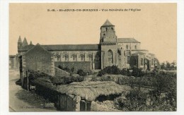 CP , 79 , SAINT-JOUIN-de-MARNES , Vue Générale De L'eglise - Saint Jouin De Marnes