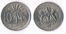 Nigeria  10  Kobo 1976 - Nigeria