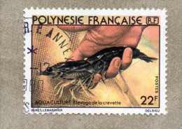 POLYNESIE  : Aquaculture : élevage De La Crevette - - Used Stamps