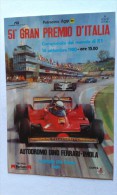 51 GRAN PREMIO D'ITALIA IMOLA CON ANNULLO SPECIALE - Grand Prix / F1