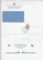 STAMPS ON COVER, NICE FRANKING, 1999, UN- VIENNA - Cartas & Documentos