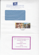 STAMPS ON COVER, NICE FRANKING, SALZBURG ART, 2002, UN- VIENNA - Lettres & Documents