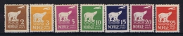 Norway, Mi 109-115 MH/* 1925 - Unused Stamps