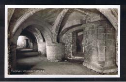 RB 989 - Real Photo Postcard - The Crypt Gloucester Cathedral - Gloucestershire - Gloucester