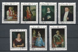 Cuba 1972 -  Art Of National Museum, Paintings, Complete Set   Mi. 1773-79  Used, Oblit. , Gest. - Oblitérés