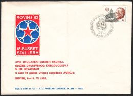 Yugoslavia 1983, Illustrated Cover "Meeting SDK In SRH Rovinj 1983" W./ Special Postmark "Rovinj", Ref.bbzg - Covers & Documents