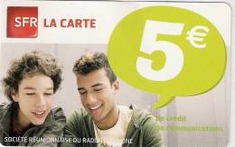 Reunion  SFR LA CARTE 5 EUR Mint New - Réunion