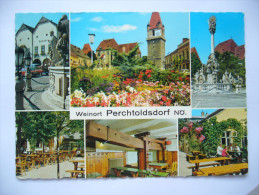 Austria: Weinort Perchtoldsdorf NÖ. - Mährbildkarte - 1970s Used - Perchtoldsdorf