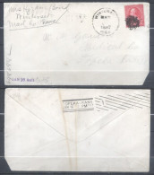 United States 1897 Postal History, Cover Iowa To Topeka Kansas D.062 - ...-1900