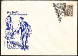 Yugoslavia 1961, Illustrated Cover "Festival Of Folk Songs Sarajevo 1961"  W./ Special Postmark "Sarajevo", Ref.bbzg - Covers & Documents