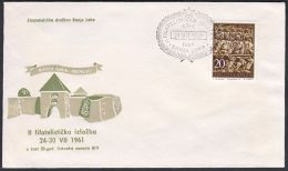 Yugoslavia 1961, Illustrated Cover "Philatelic Exibition Banja Luka 1961"  W./ Special Postmark "Banja Luka", Ref.bbzg - Covers & Documents
