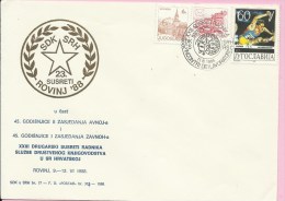 23rd Workers Meetings SDK / SRH, Rovinj, 11.6.1988., Yugoslavia, Cover - Covers & Documents