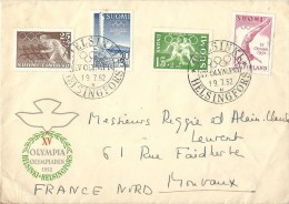 Lettre De Helsinki Pour La France - Zomer 1952: Helsinki