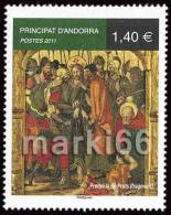 French Andorra - 2011 - Religious Art - Easter - Mint Stamp - Ungebraucht