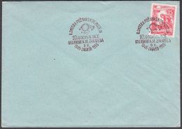 Yugoslavia 1955, Cover W./ Special Postmark "Review Of The Postal Museum Zagreb", Ref.bbzg - Lettres & Documents