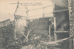 07 // LE POUZIN  Inondations Des 8 Et 9 Octobre 1907,   Intérieur De L´hotel Du Louvre - Le Pouzin